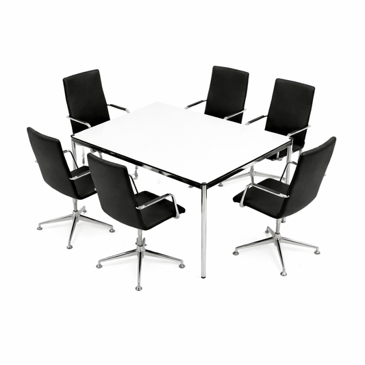 Besprechungs-Set für 6 Personen: USM/Brunner