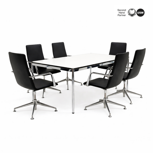 Besprechungs-Set für 6 Personen: USM/Brunner