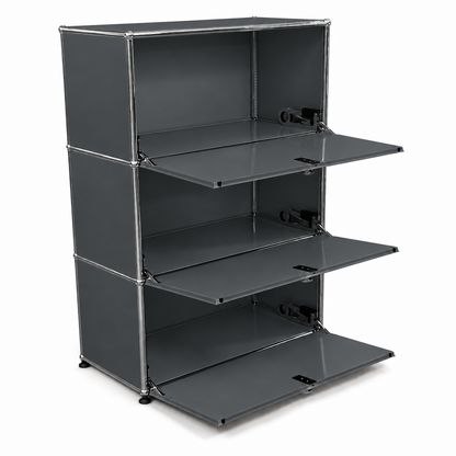 USM Haller Highboard 1x3 Anthrazitgrau