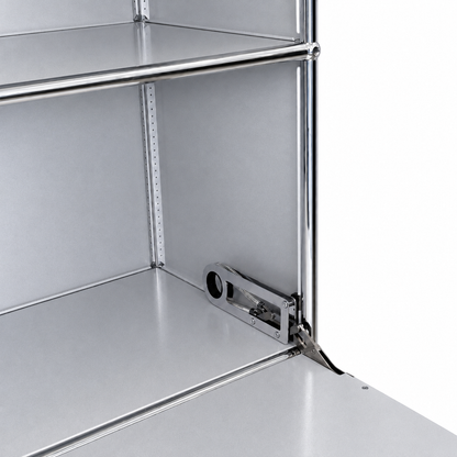 USM Haller Highboard 1x3 Mattsilber