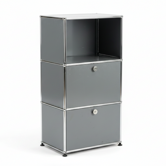 USM Haller Highboard 1x3 mittelgrau