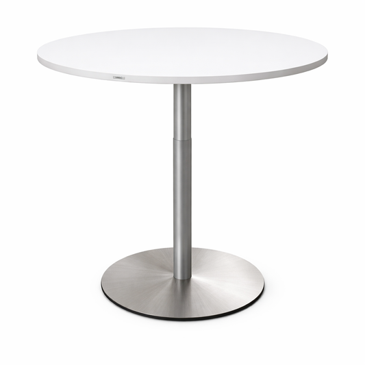 Vario Besprechungstisch 90cm höhenverstellbar weiß