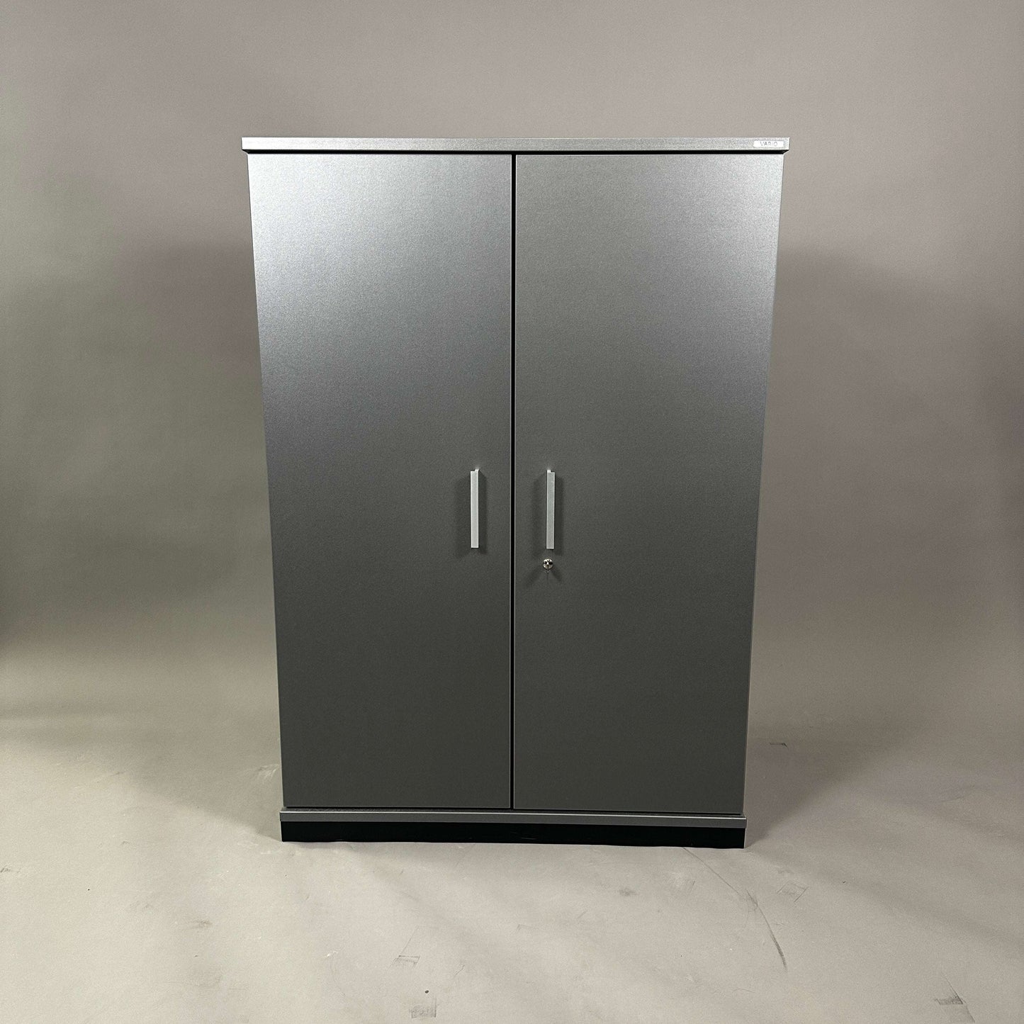 Vario Sideboard 3OH anthrazitgrauer abschließbarer Hochschrank 116x79x43 cm