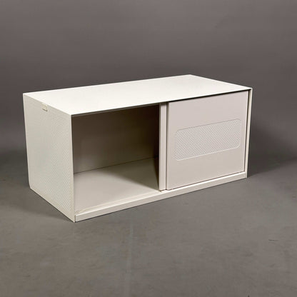 Vitra Ad Hoc Aufsatz 1OH weiß, abschließbarer Ordneraufsatz mit Stoffrückwand, 80x38x40 cm, unbenutzt in OVP.