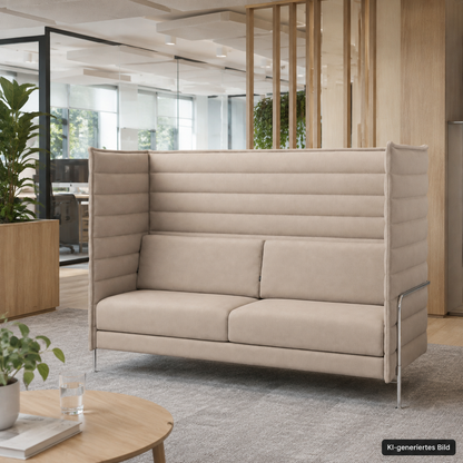 Vitra Alcove Highback 3-Sitzer creme