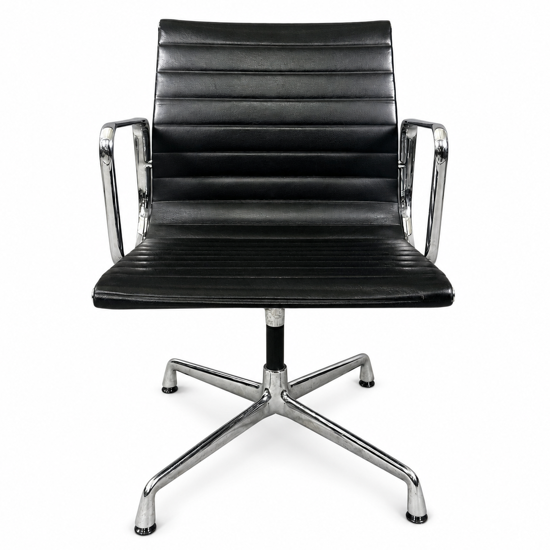 Vitra EA 108 Leder schwarz