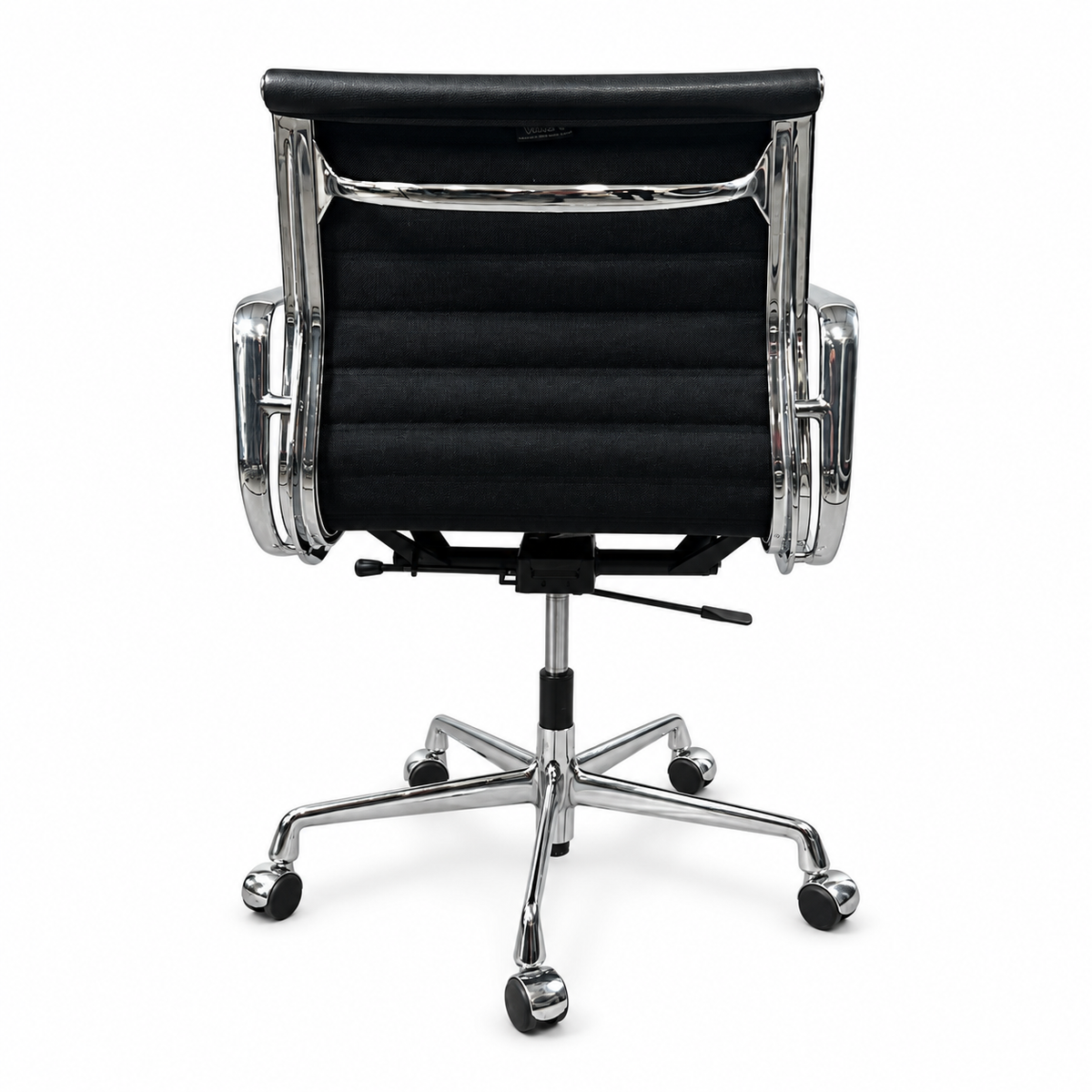 Vitra EA 117 Leder schwarz Chrom