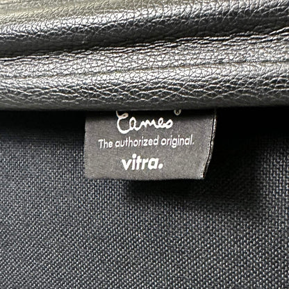 Vitra EA 117 Leder schwarz Chrom
