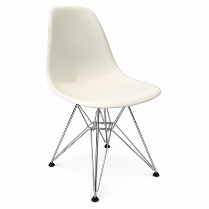 Vitra Eames Plastic Side Chair DSR weiß
