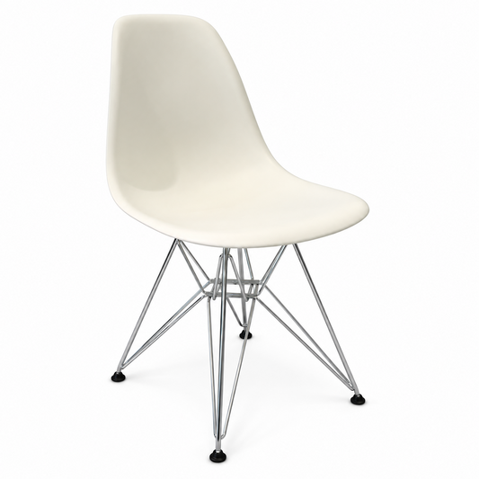 Vitra Eames Plastic Side Chair DSR weiß