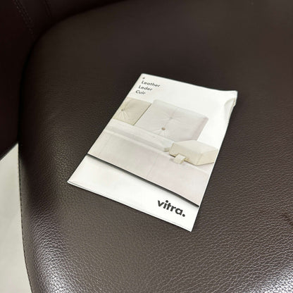Vitra Grand Executive Chefsessel aus braunem Leder mit höhenverstellbarer und arretierbarer Neigung für hohen Komfort
