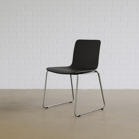 Vitra HAL Schalenstuhl schwarz