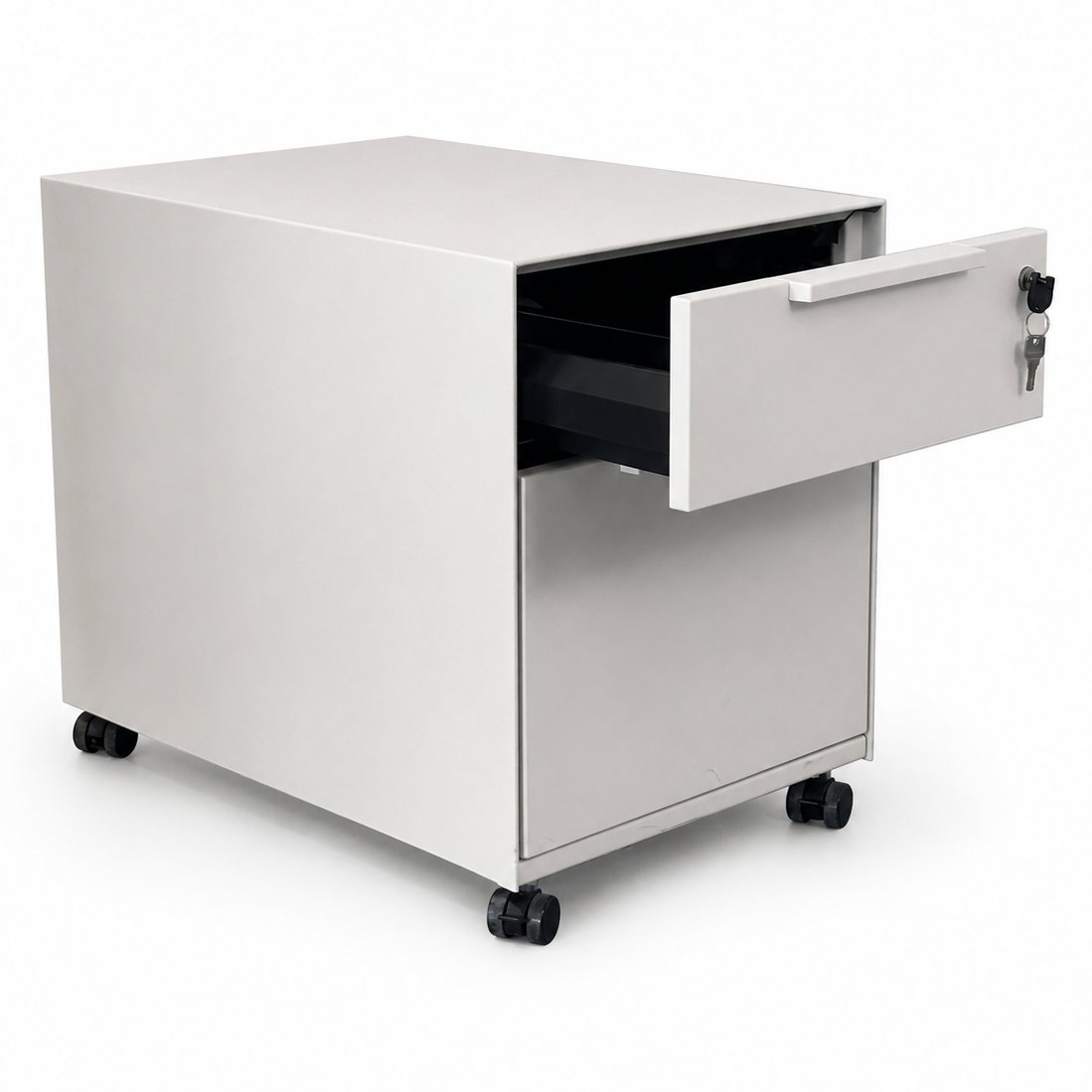 Vitra MBE Rollcontainer 2 Schubladen weiß