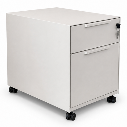 Vitra MBE Rollcontainer 2 Schubladen weiß