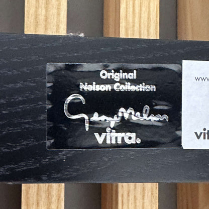 Vitra Nelson Bench aus braunem Eschenholz, original Nelson Collection, hochwertige Sitzbank