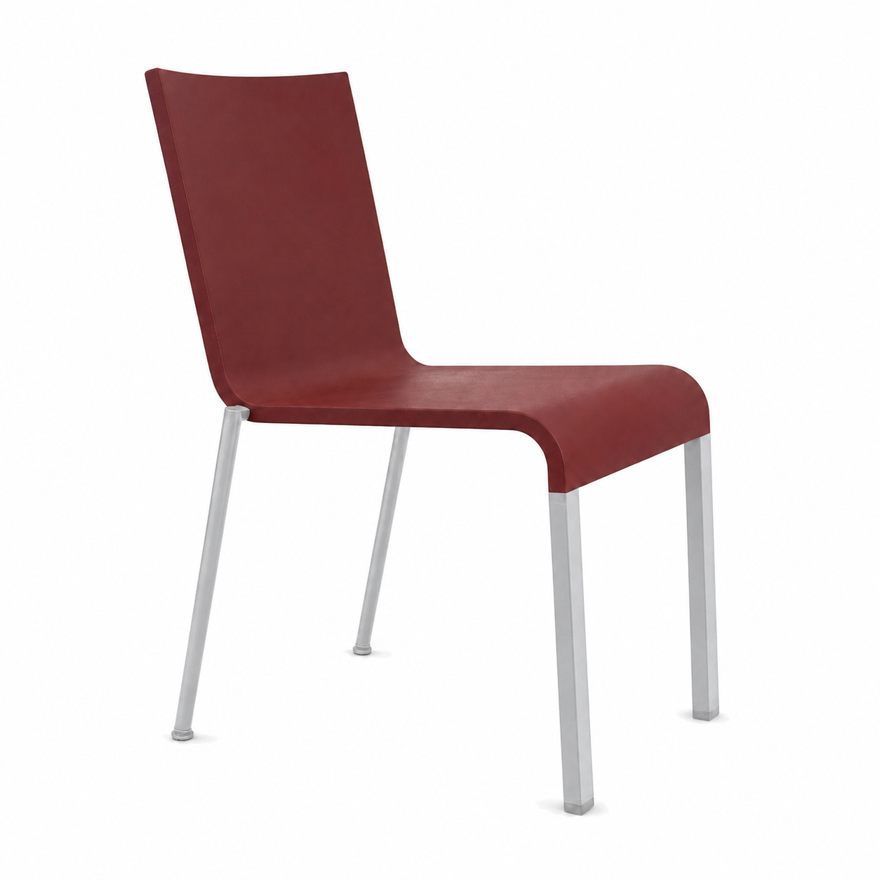 Vitra .03 Besucherstuhl weinrot