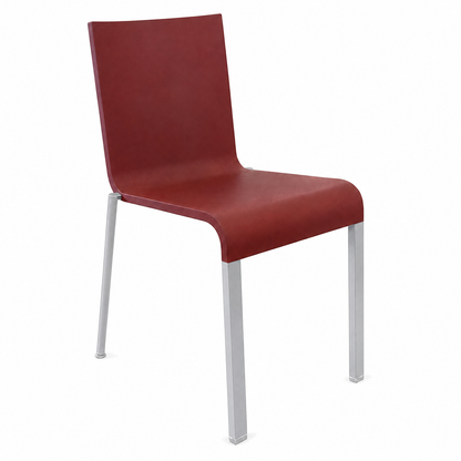 Vitra .03 Besucherstuhl weinrot