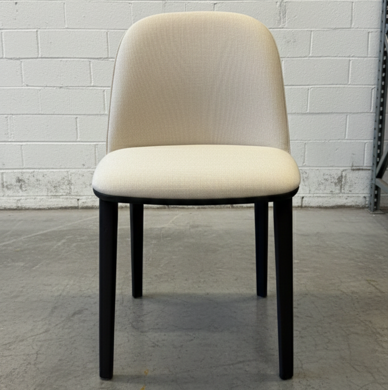 Vitra Softshell Side Chair schwarz/beige