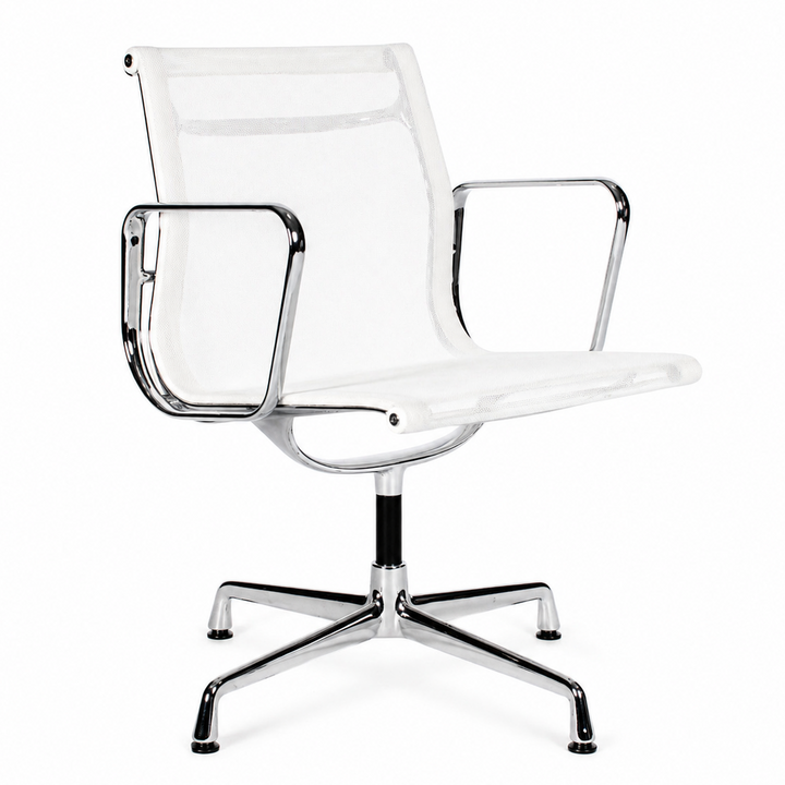 Vitra EA 108 Netz weiß Chrom