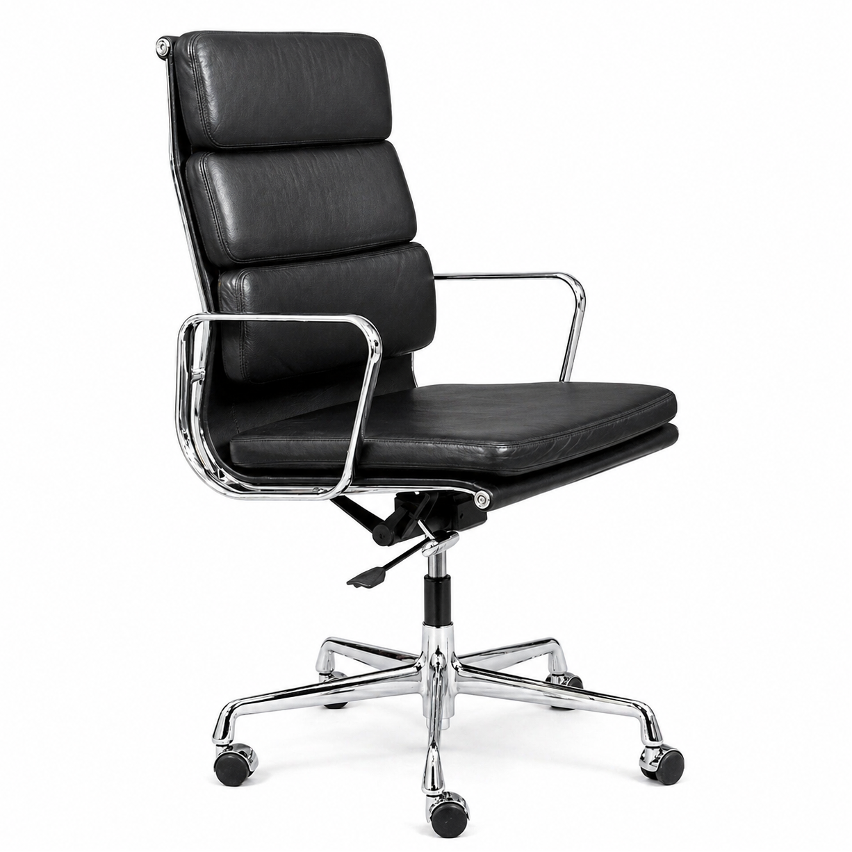Vitra_EA_219_Leder_schwarz_Chrom_1