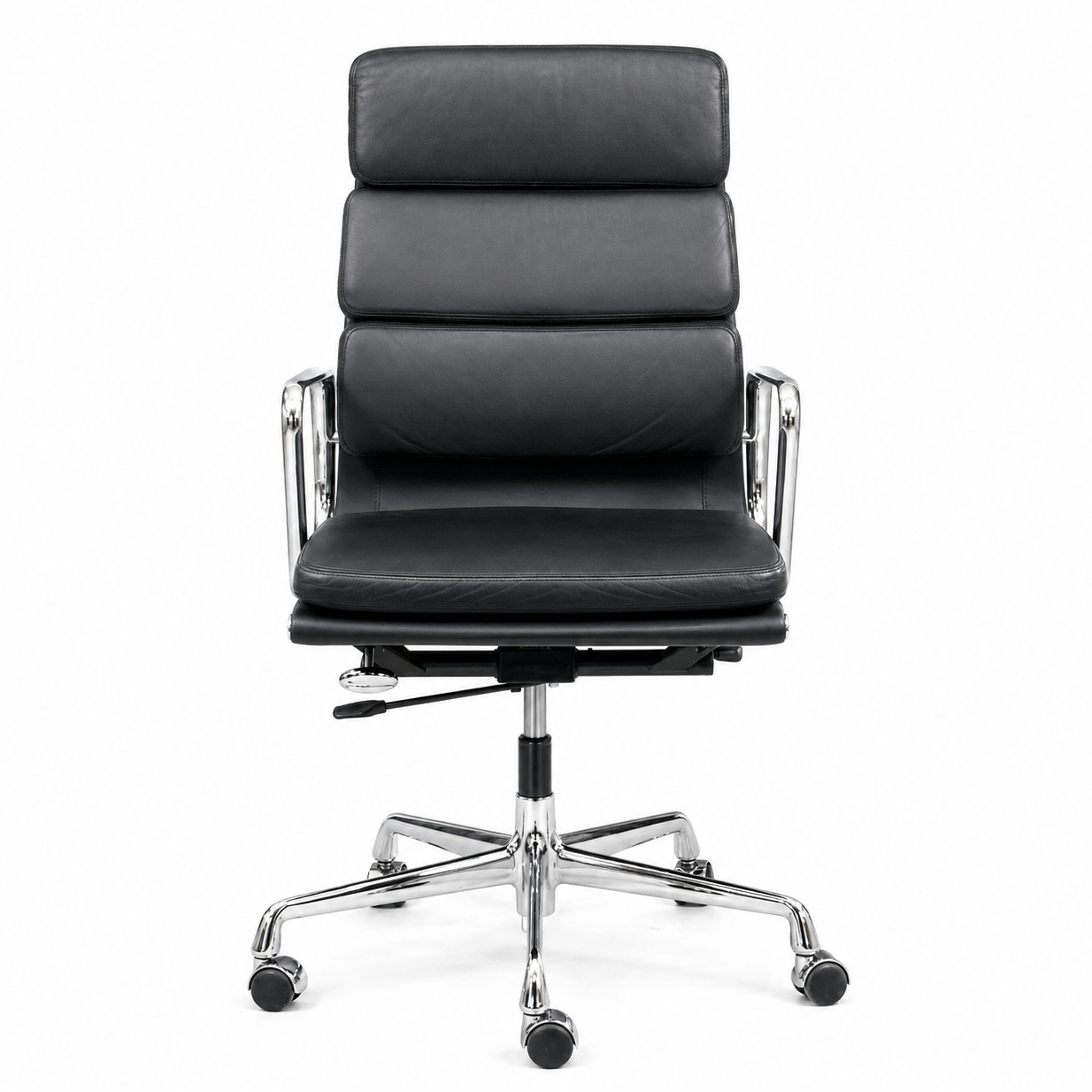 Vitra_EA_219_Leder_schwarz_Chrom_2