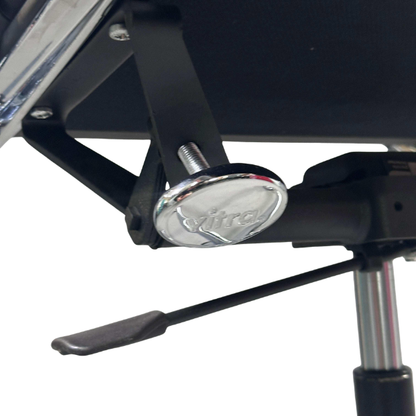 Vitra EA 219 Leder schwarz Chrom