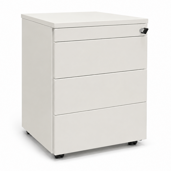 WINI Rollcontainer 4 Schubladen weiß