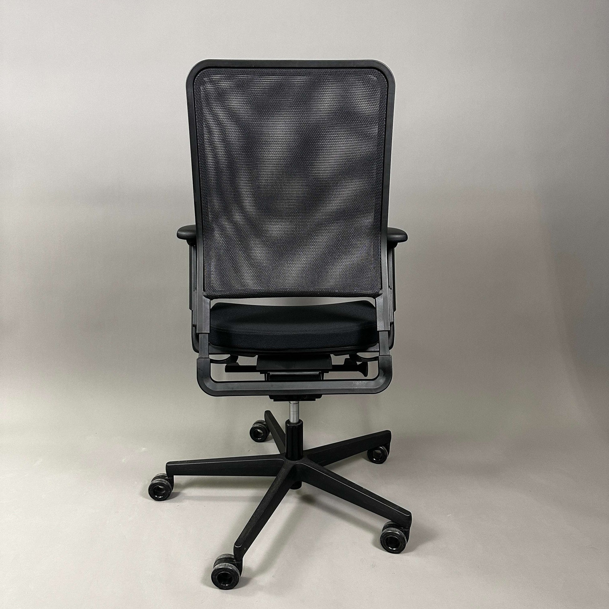 Wagner W1 office chair with adjustable mesh back, 3D armrests, and customizable seat height and depth