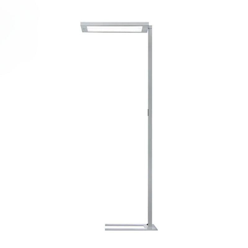 Waldmann Lavigo LED Stehleuchte in Silbermetallic mit Bewegungs- und Tageslichtsensoren, flickerfrei und Cradle to Cradle zertifiziert