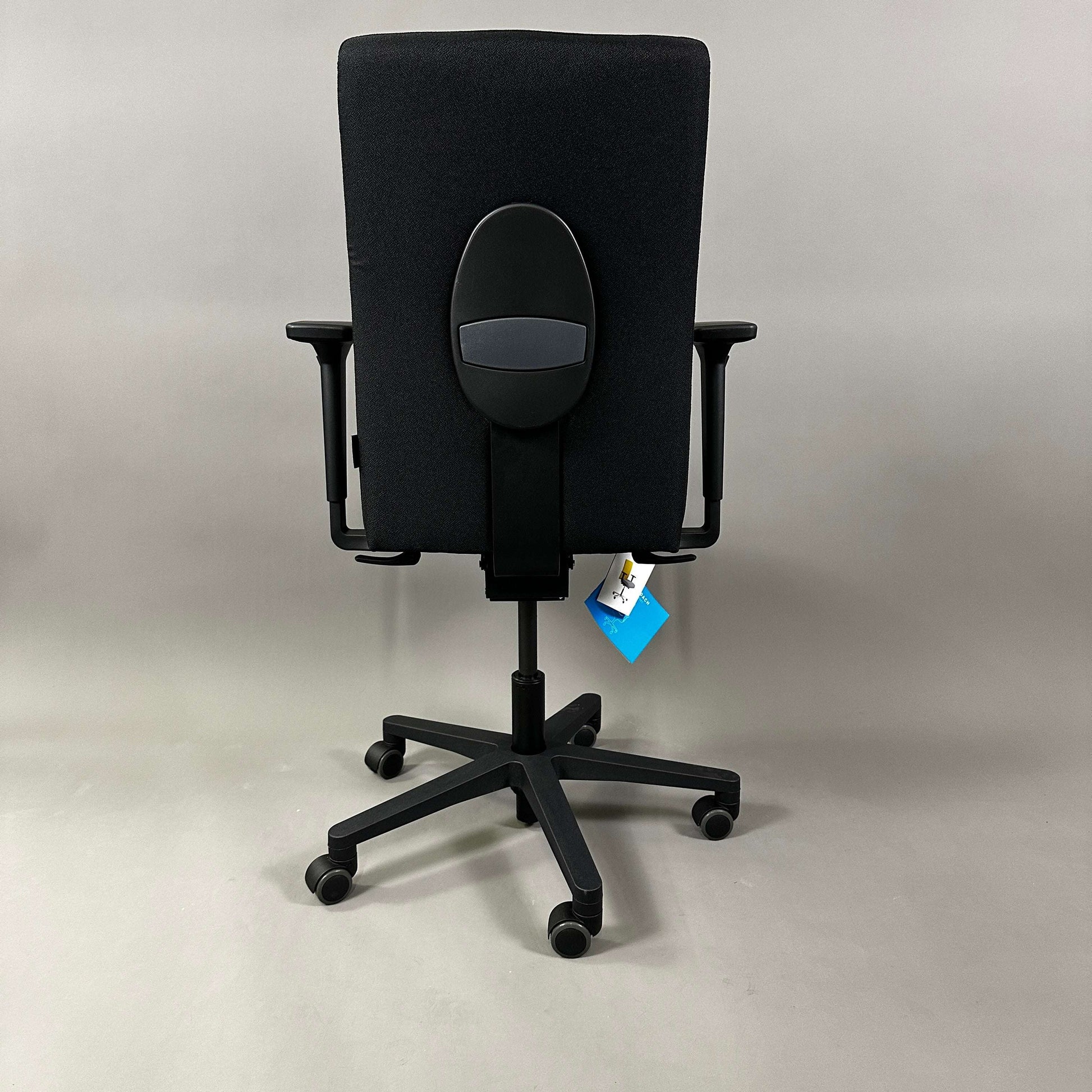 Ergonomic black Westaro Enjoy office chair with adjustable armrests, height, and backrest for long workdays