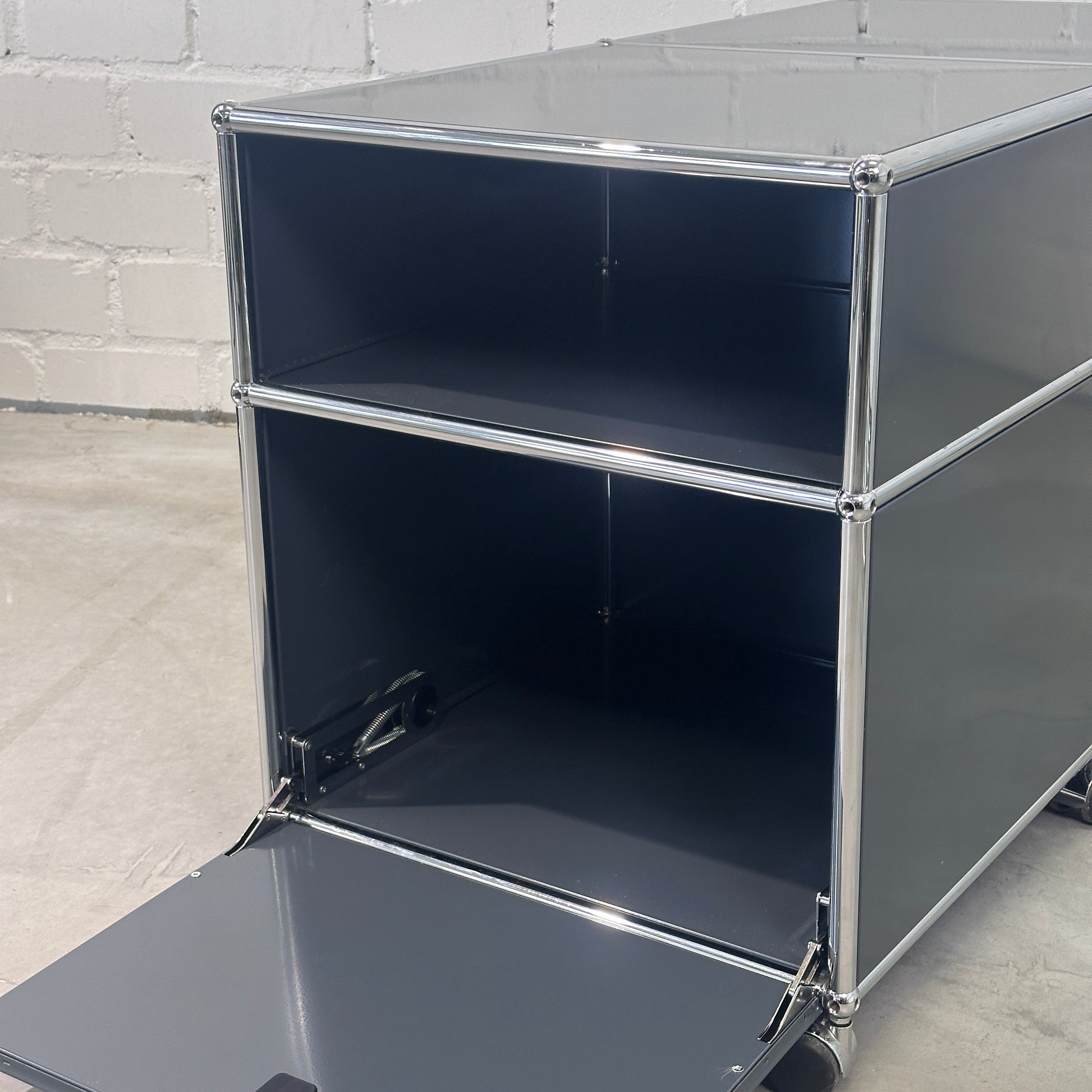 Technikmöbel anthrazit 1 Klappe seitlich 100x500x550+80mm