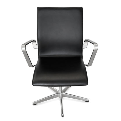 Fritz Hansen Oxford Leder schwarz