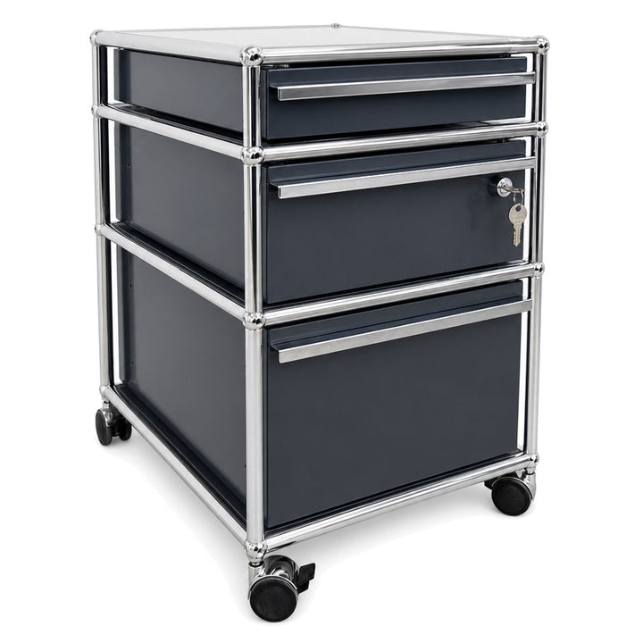 USM Haller Rollcontainer Anthrazitgrau