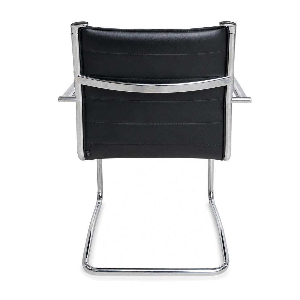 Sitland Freischwinger Leder/Chrom