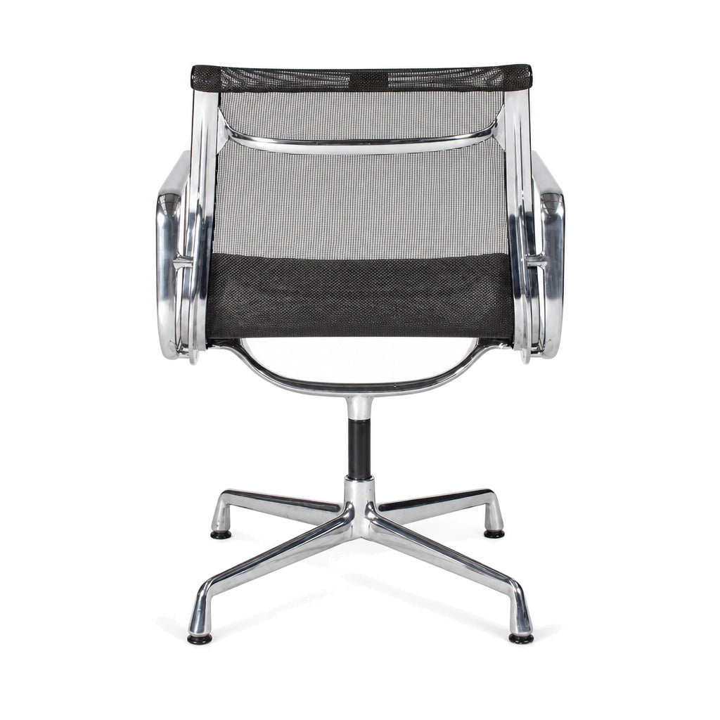 Vitra EA 107 Netz schwarz Chrom