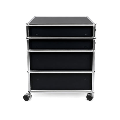 USM Haller Rollcontainer Graphitschwarz