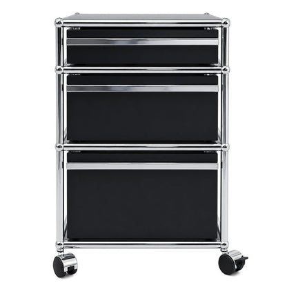 USM Haller Rollcontainer schwarz (3 Auszüge)