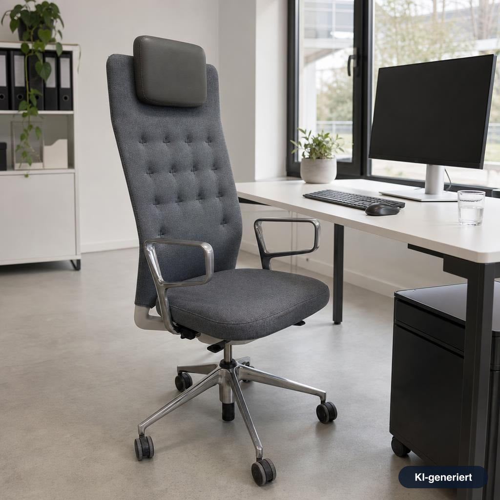 Vitra ID Trim L grau/blau