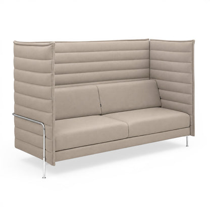 Vitra Alcove Highback 3-Sitzer cremefarben