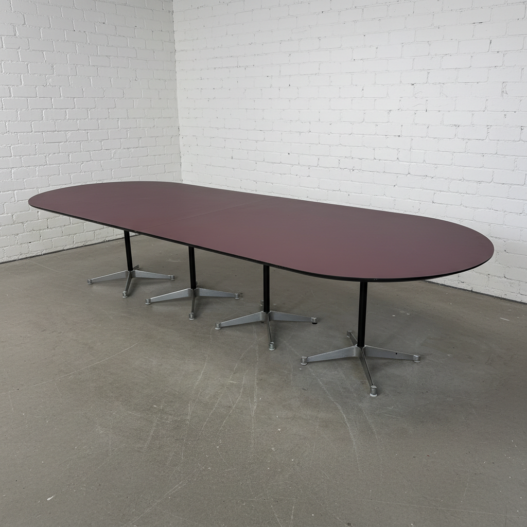 Herman Miller Konferenztisch 340x130cm Linoleum Platte