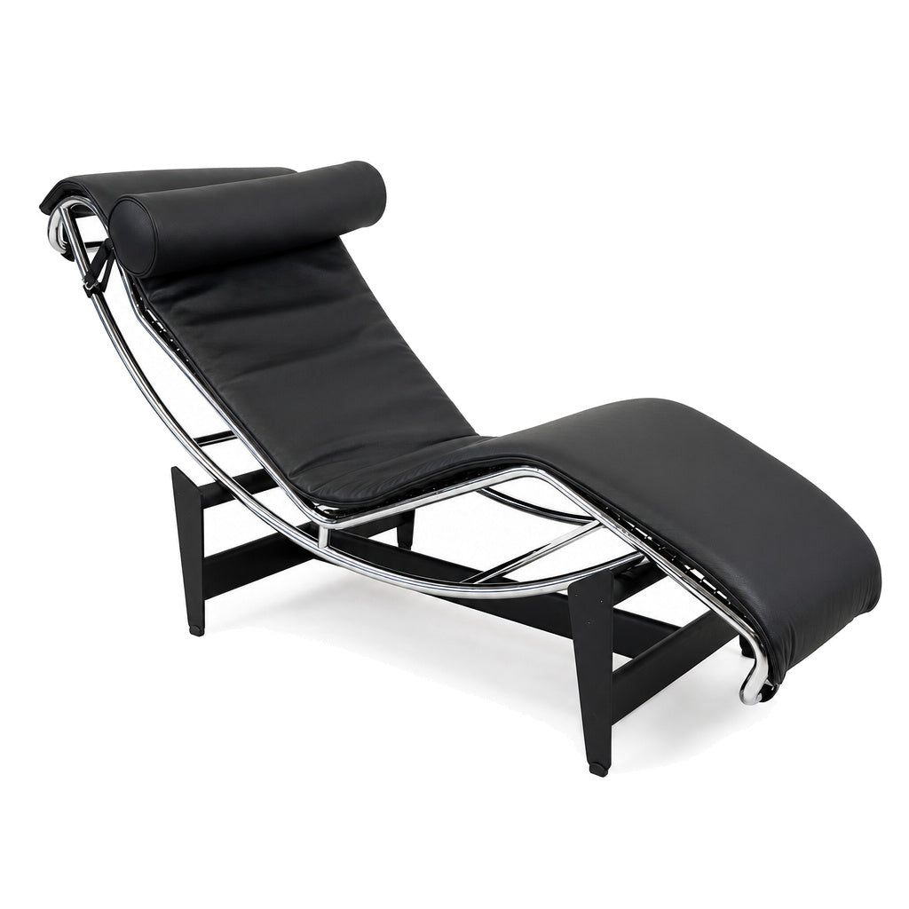 Cassina LC4 Chaiselongue Liege Leder schwarz