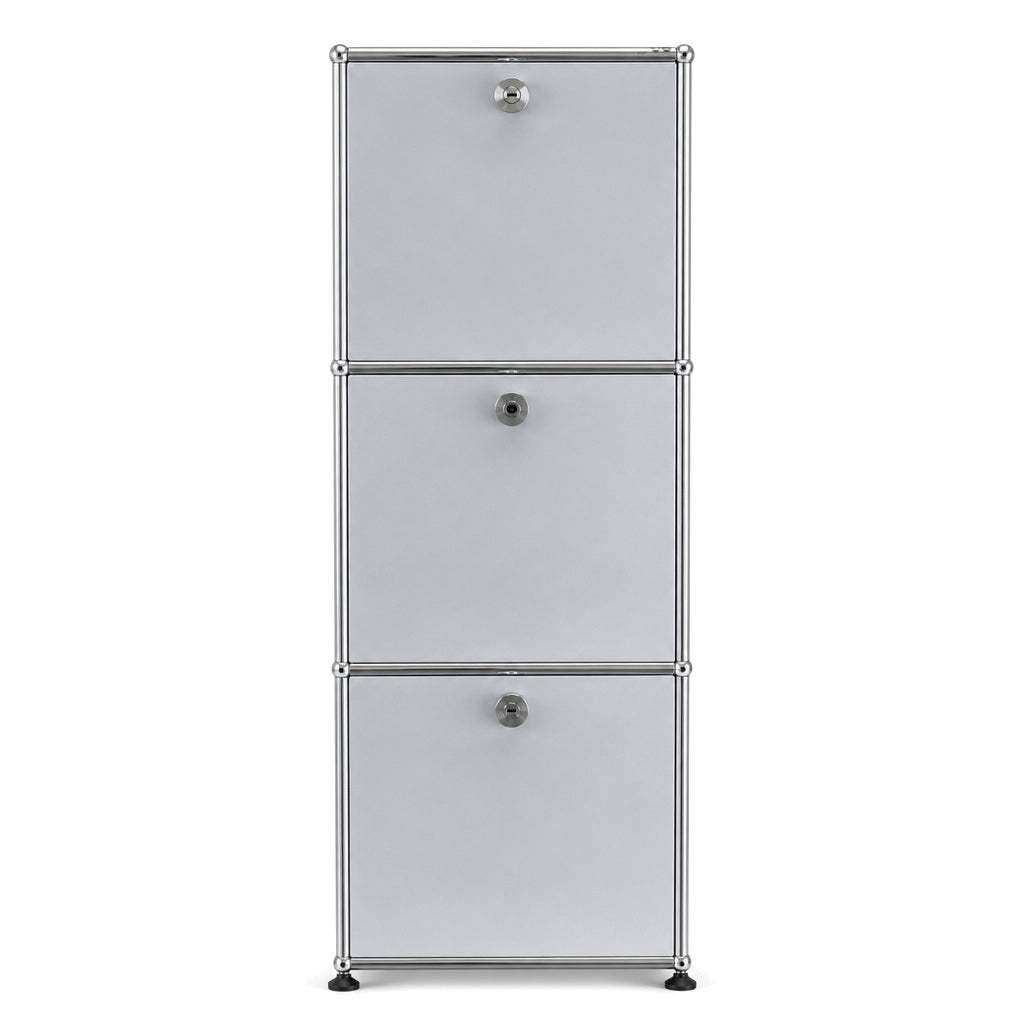 USM Haller 1x3 Mattsilber