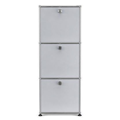 USM Haller 1x3 Mattsilber