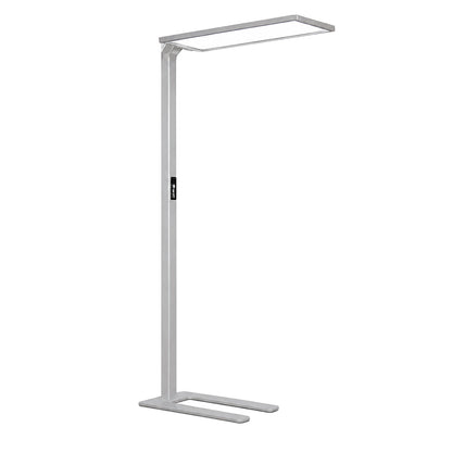 Lenorad LED Stehlampe silbergrau