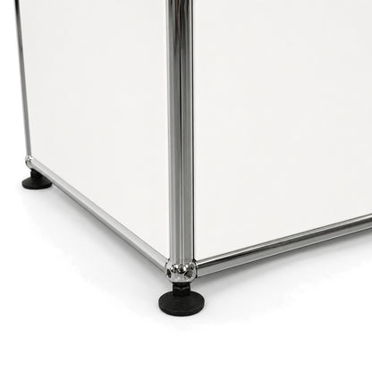USM Haller Highboard 1x3 weiß 2 Klappen / 1 Auszug