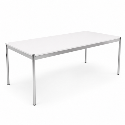 USM Haller Tisch 200x100cm reinweiß