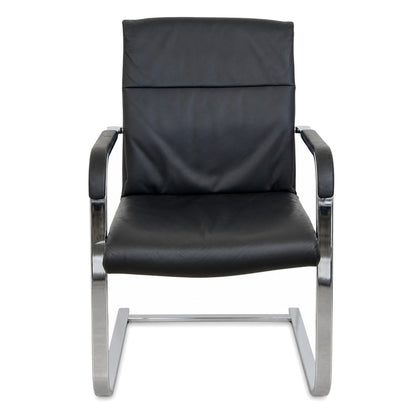 SITAG Freischwinger Leder schwarz