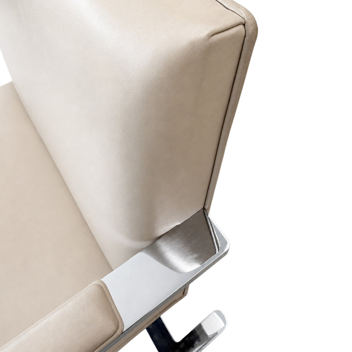 Walter Knoll Brno Lederstuhl creme
