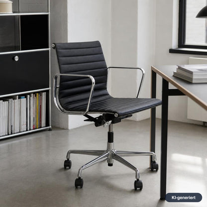 Vitra EA 117 Leder schwarz