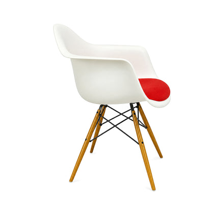 Vitra DAW Eames Plastic Armchair weiß/rot